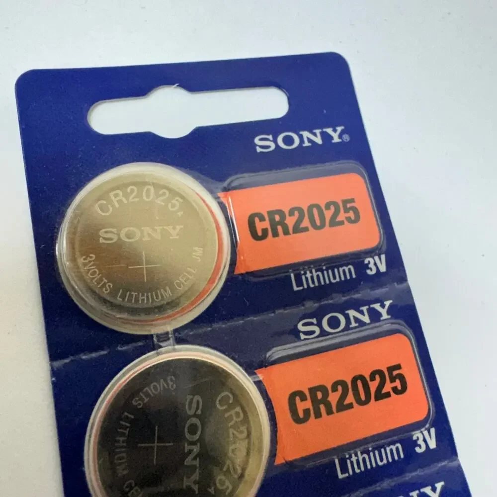 Sony CR2025 lithium 3v batteries new battery pack of 5